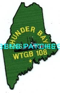 COAST GUARD,MAINE,ROCKALD,THUNDER BAY,WTGB 108 1,STATE SHAPED